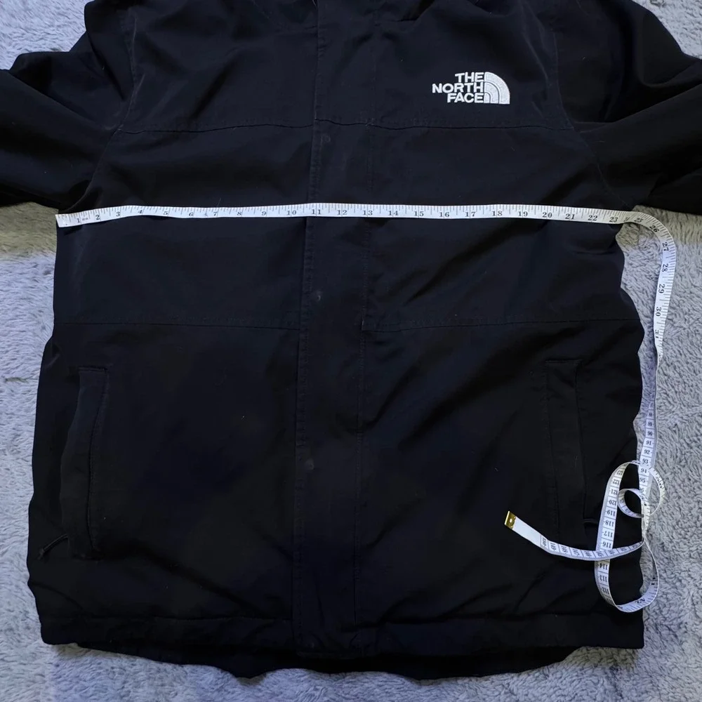 The North Face Men Large Balham 550 Down Warm Insulated Winter Jacket Black Camo - Picture 8 of 16